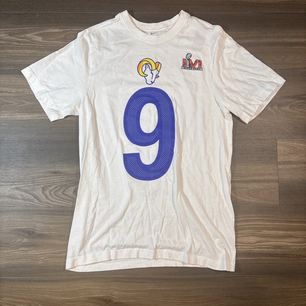 Nike Matthew Stafford Los Angles Rams Super Bowl LVI #9
